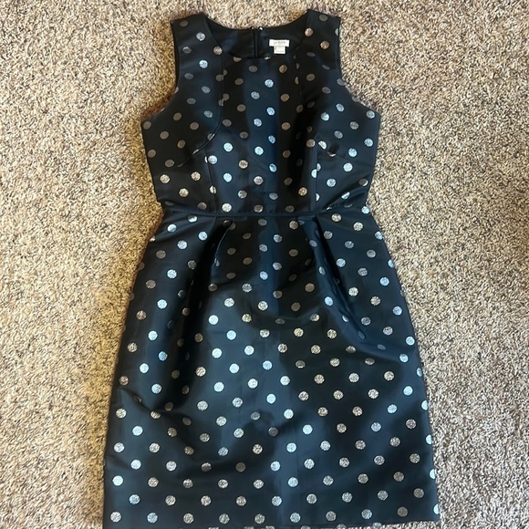 J. Crew Dresses & Skirts - JCrew black polka dot dress